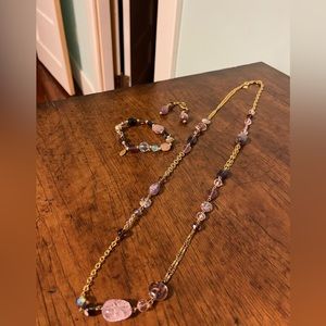 Cookie Lee Gold and Purple Set